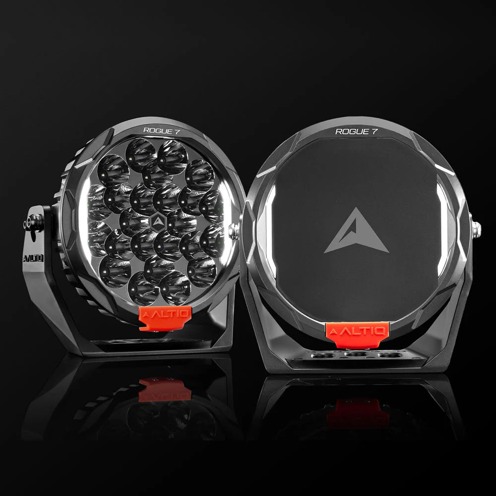 ALTIQ™ Rouge 7" MK3 - LED Driving Lights - Pair - Cosmic Black | ALTIQ