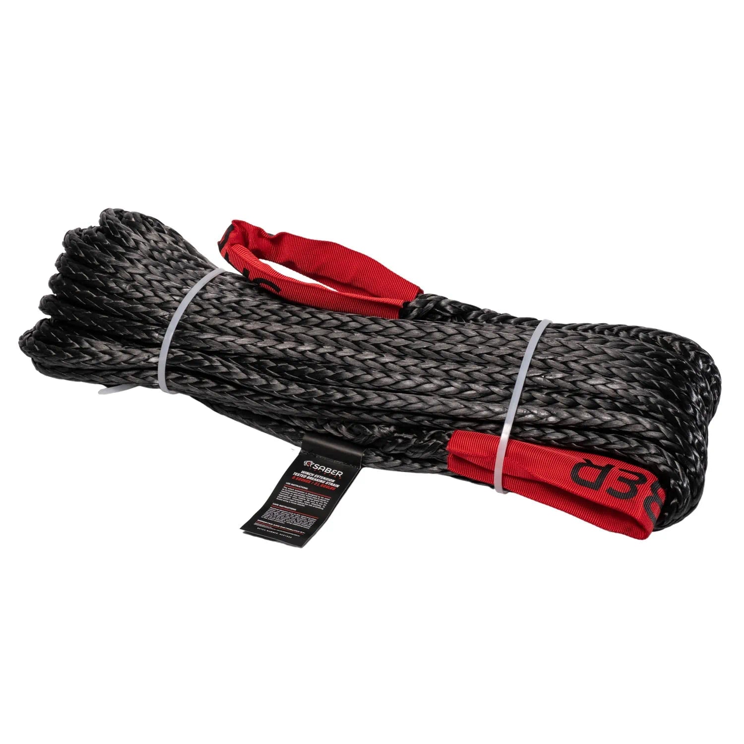 Saber Offroad SaberPro® 20m Black Winch Extension Rope – 9,500KG (21,000lbs) | Saber Offroad