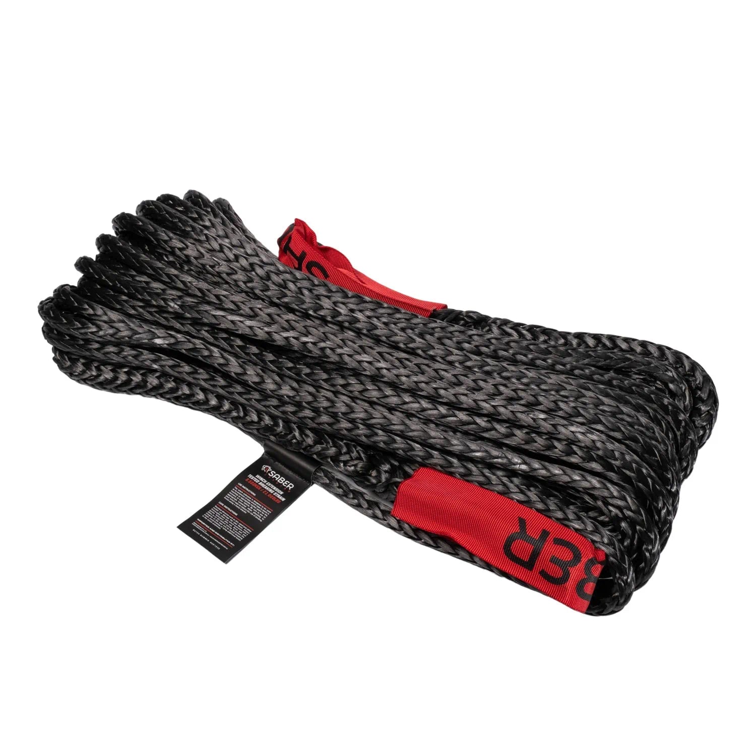 Saber Offroad SaberPro® 20m Black Winch Extension Rope – 9,500KG (21,000lbs) | Saber Offroad