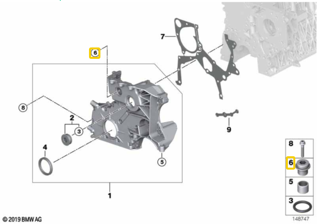 Genuine BMW Screw Plug With Gasket Ring (M30X1) - BMW 11142248640