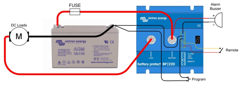 Victron Energy BatteryProtect 12/24V-100A - BP-100