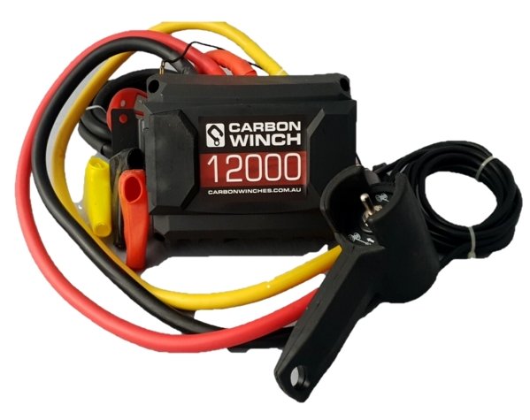 Carbon Winch 24 volt control box complete with wireless controller | Carbon Offroad
