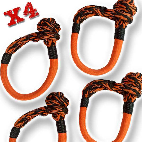 Carbon Recovery Four Soft Shackle Combo | Carbon Offroad