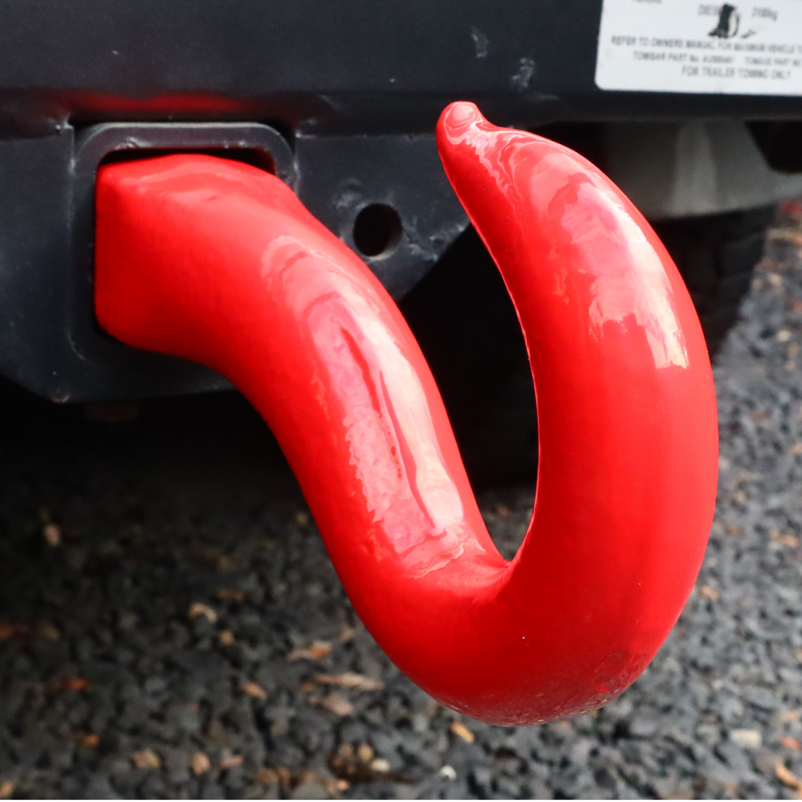 Carbon Shinbusta Forged Recovery Hook 8000kg | Carbon Offroad