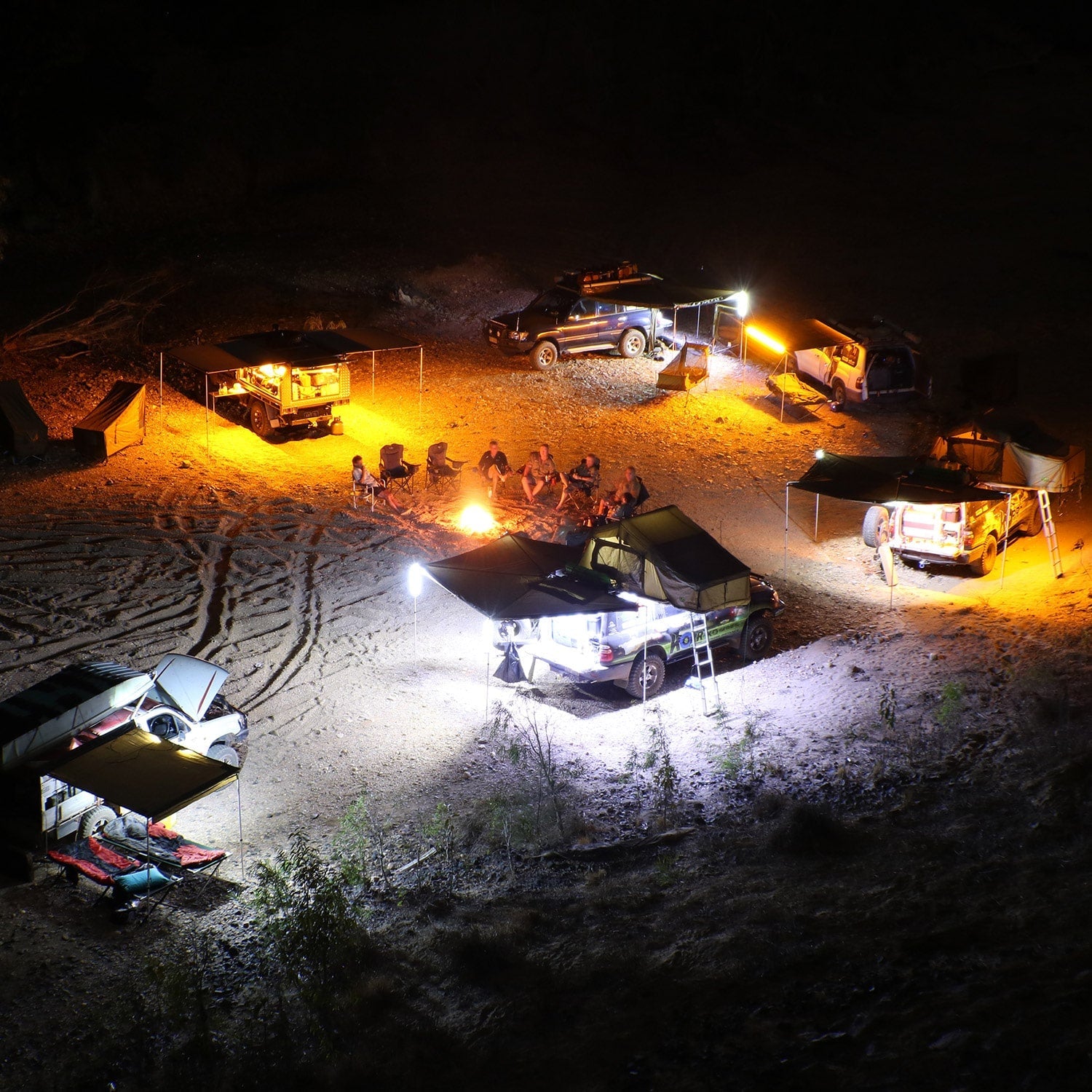 HARDKORR 2 Bar Tri-Colour LED Camp Light Kit | Hardkorr