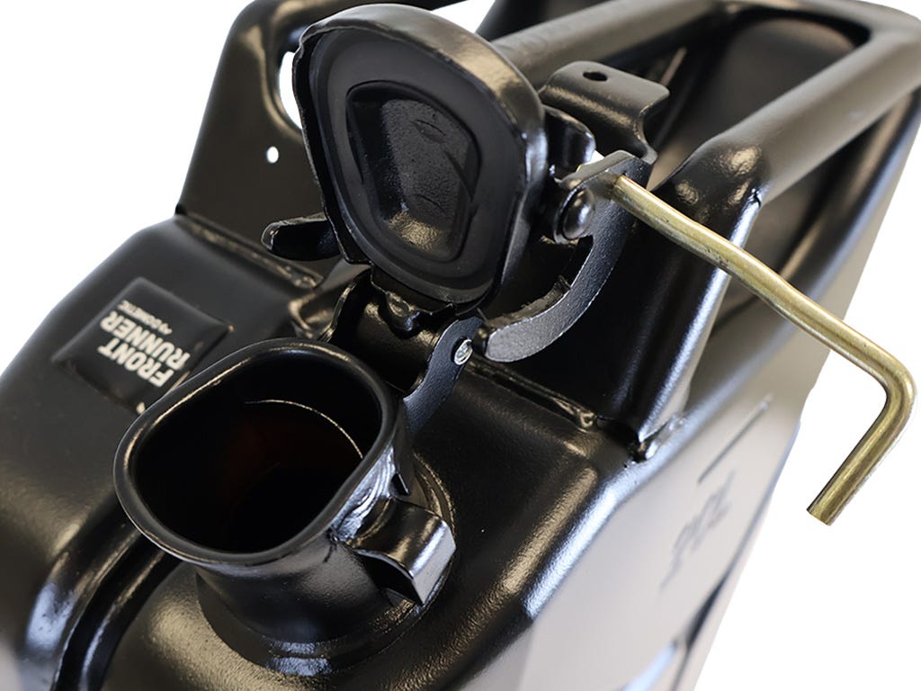 20l Fuel Jerry Can - Black Steel Finish | Front Runner