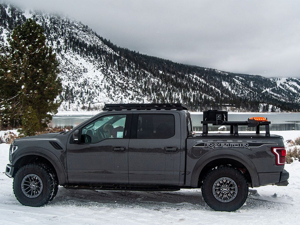 Ford F-150 Crew Cab (2009-Current) Slimline II Roof Rack Kit / Low Profile | Front Runner