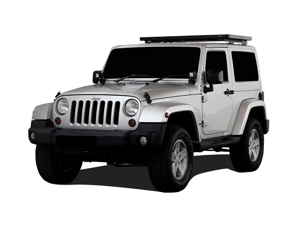 Jeep Wrangler JK 2 Door (2007-2018) Extreme Slimline II 1/2 Roof Rack Kit | Front Runner
