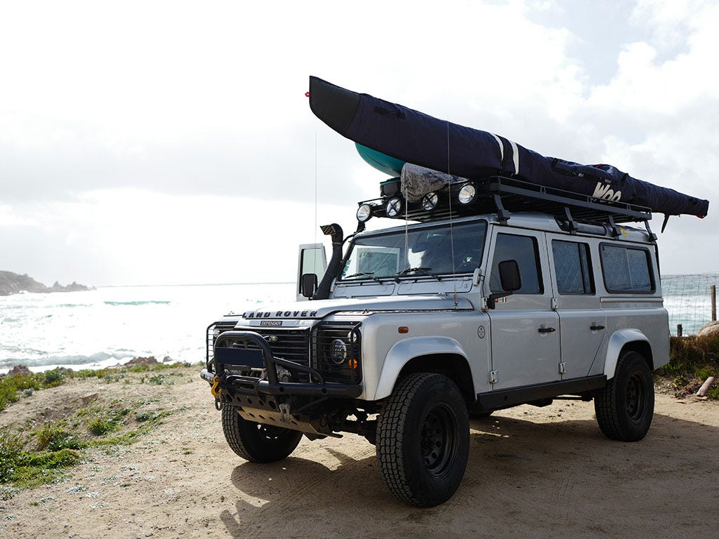 Land Rover Defender 110 (1983-2016) Slimline II Roof Rack Kit | Front Runner
