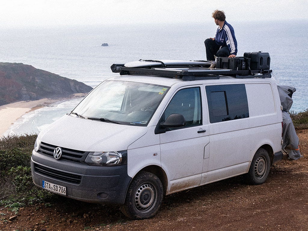 Volkswagen T5 Transporter SWB (2003-2015) Slimline II Roof Rack Kit | Front Runner