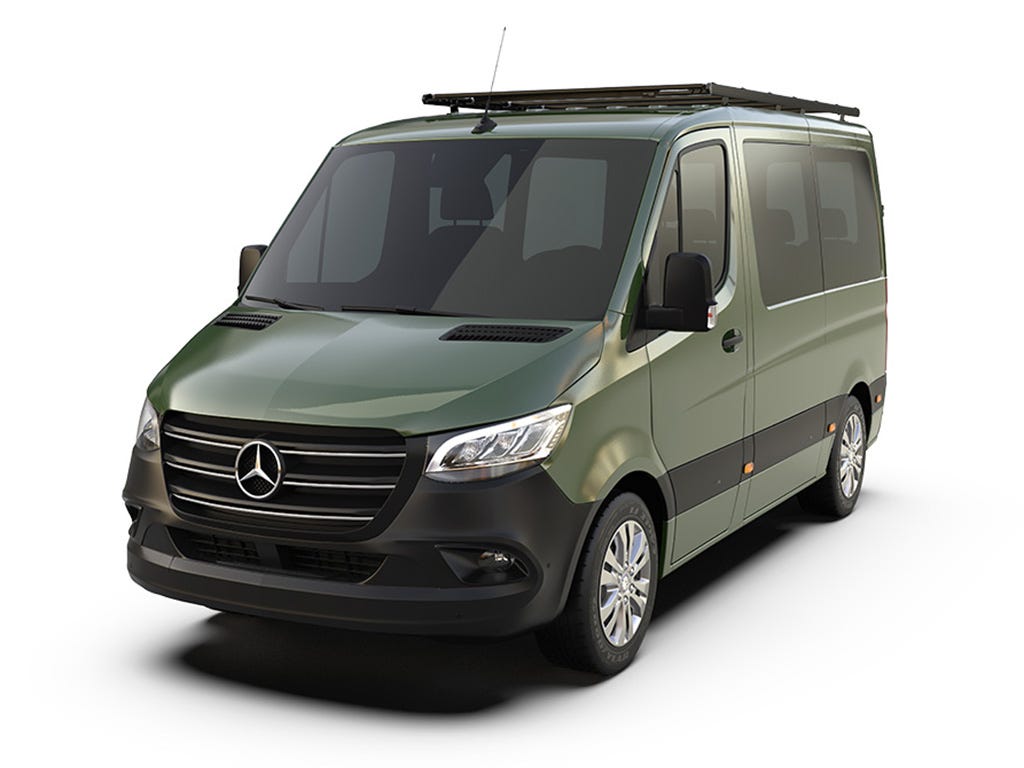 Mercedes-Benz Sprinter (L1H1/128in SWB/Standard Roof) (2006-Current) Slimpro Roof Rack Kit | Front Runner