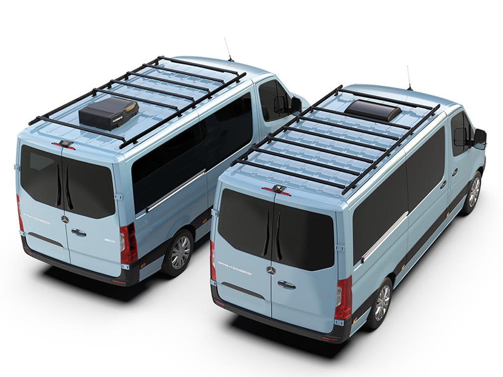 Mercedes-Benz Sprinter (L2H1/144in MWB/Standard Roof) (2007-Current) Slimpro Roof Rack Kit | Front Runner