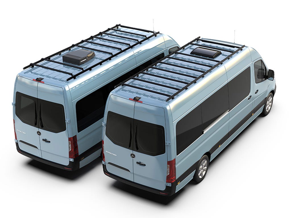 Mercedes-Benz Sprinter (L3H2/170in LWB/High Roof) (2007-Current) Slimpro Roof Rack Kit