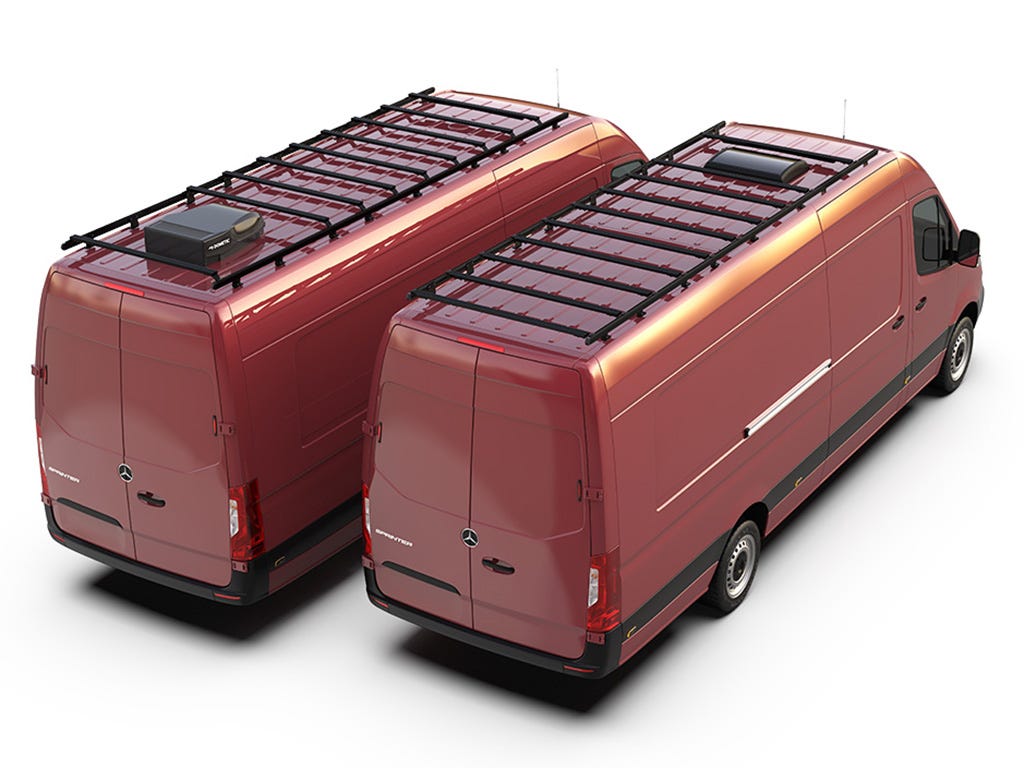 Mercedes-Benz Sprinter (L4H2/170in XLWB/High Roof) (2007-Current) Slimpro Roof Rack Kit