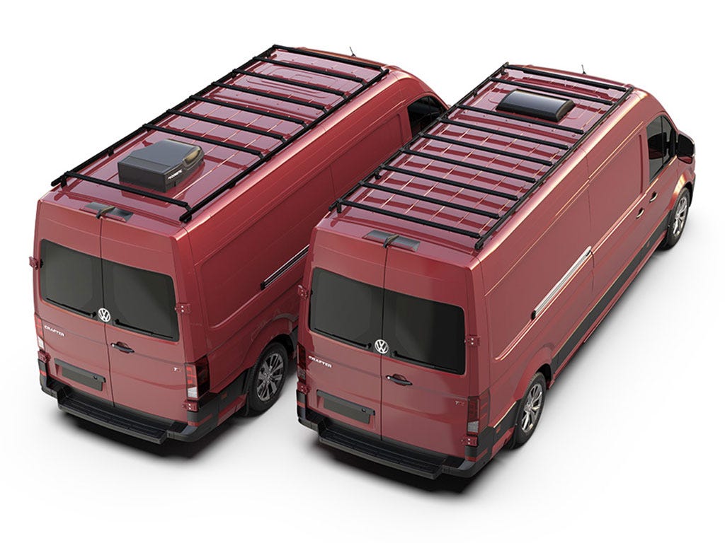 Volkswagen Crafter (L4H2/ MWB/Standard Roof) (2017-Current) Slimpro Roof Rack Kit | Front Runner