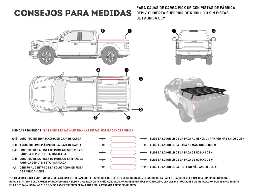 Ute Slimline II Load Bed Rack Kit / 1425(W) x 1358(L)