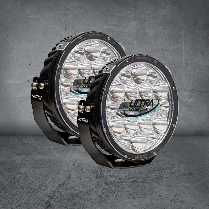 Nitro 140 Maxx 9″ LED Driving Light (Pair) | Ultra Vision