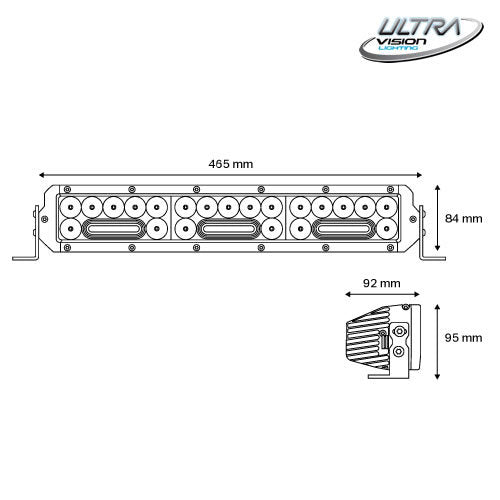 NITRO Maxx 155W 18″ LED Light bar | Ultra Vision