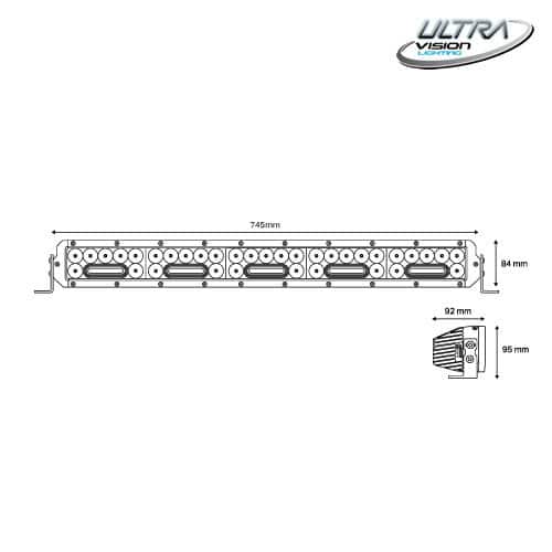 NITRO Maxx 255W 30″ LED Light bar | Ultra Vision