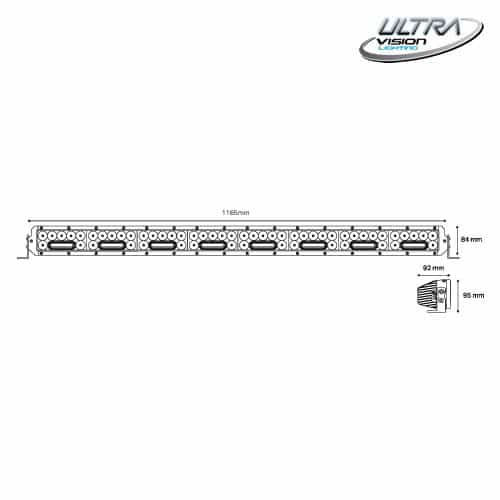 NITRO Maxx 405W 45″ LED Light bar | Ultra Vision