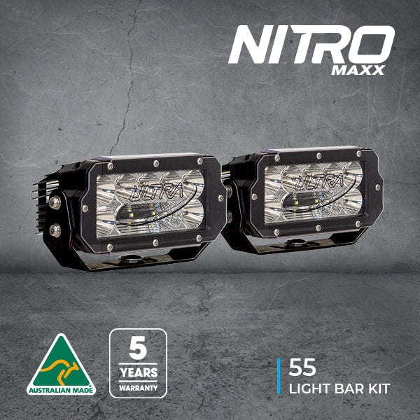 Nitro Maxx 55W LED Light Bar Kit (Pair) | Ultra Vision