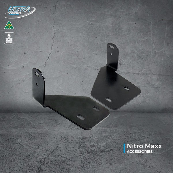 Nitro Maxx Light Bar Brackets to suit Rhino Pioneer Platform (below rack) | Ultra Vision