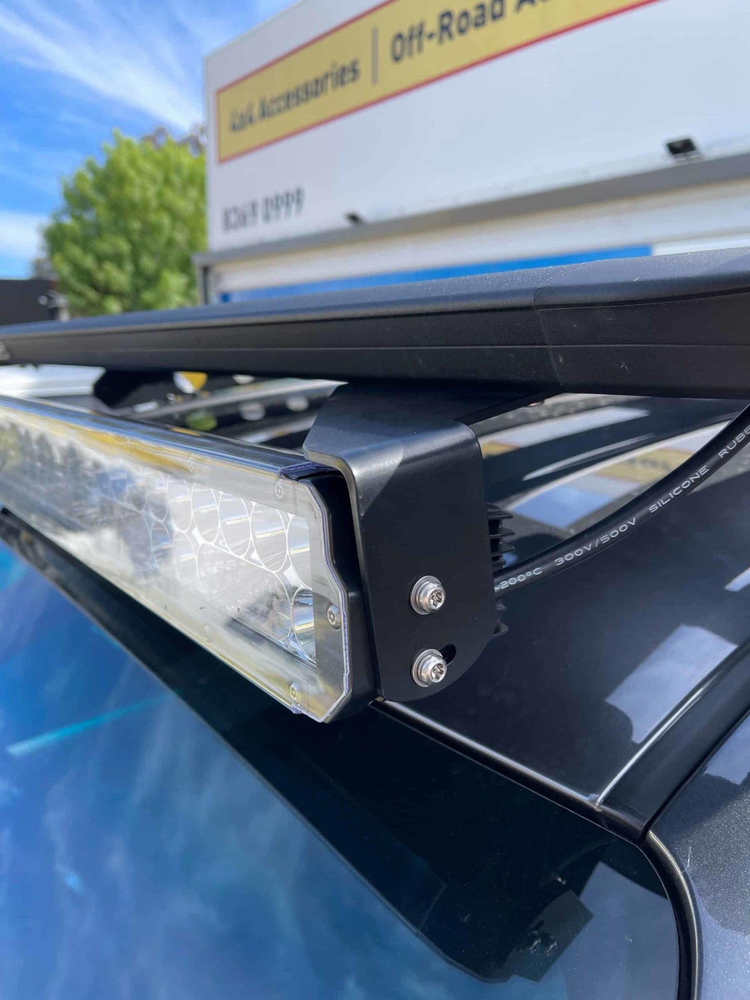 Nitro Maxx Light Bar Brackets to suit Rhino Pioneer Platform (below rack) | Ultra Vision