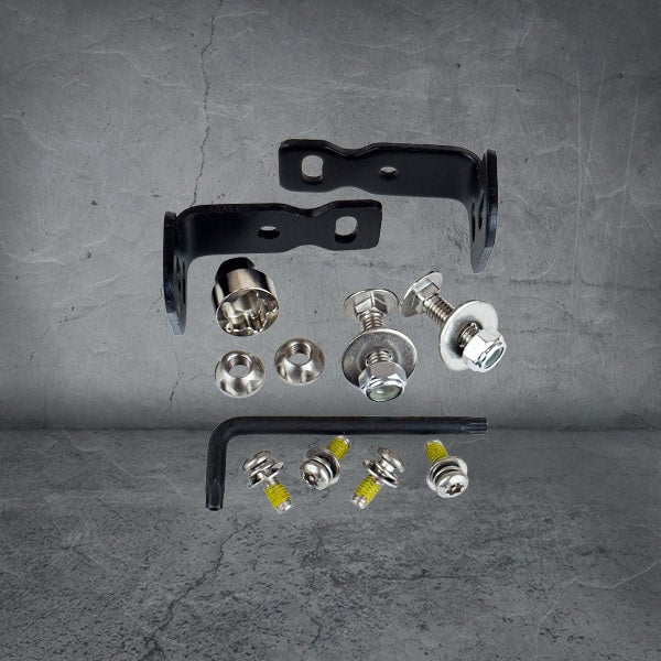 Nitro MAXX Light Bar Side Mount Kit with Anti-Theft Nuts - DVNSMK 1