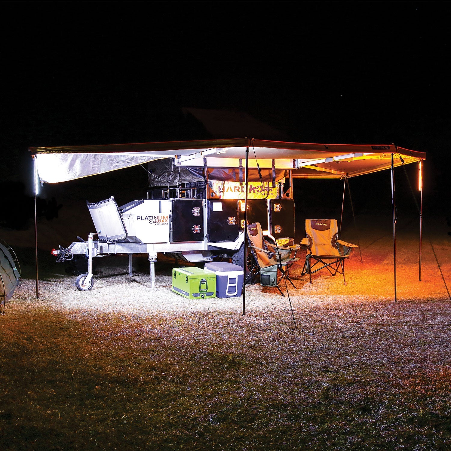 HARDKORR 4 Bar Tri-Colour LED Camp Light Kit | Hardkorr