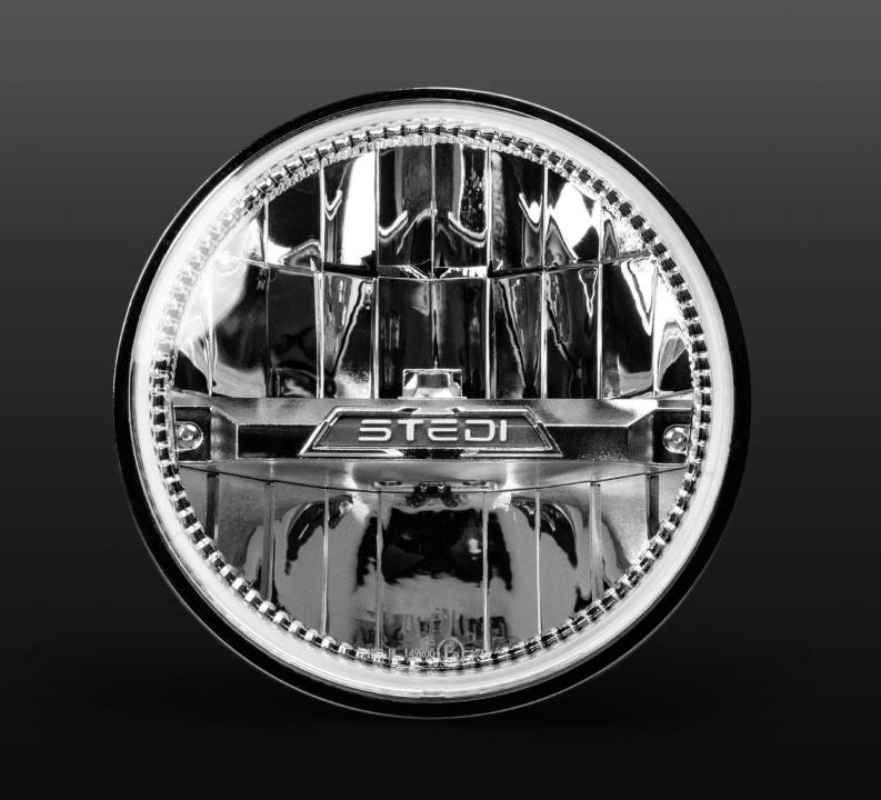 Stedi 5.75 inch Homage LED Headlight - Chrome (3000K)