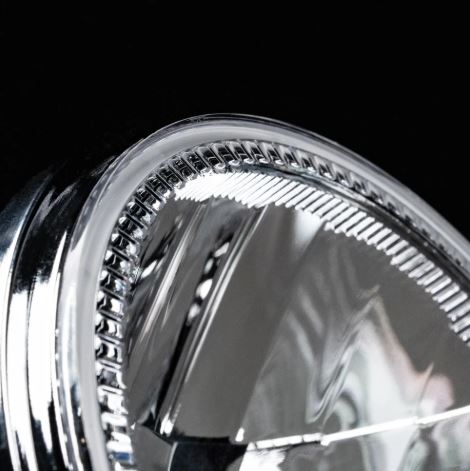 Stedi 5.75 inch Homage LED Headlight - Chrome (3000K) - detail