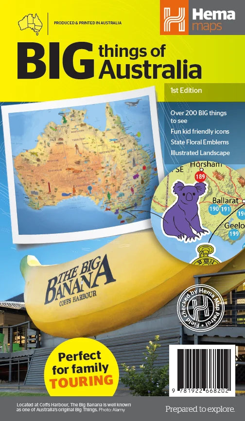 Hema Big things of Australia Map | Hema