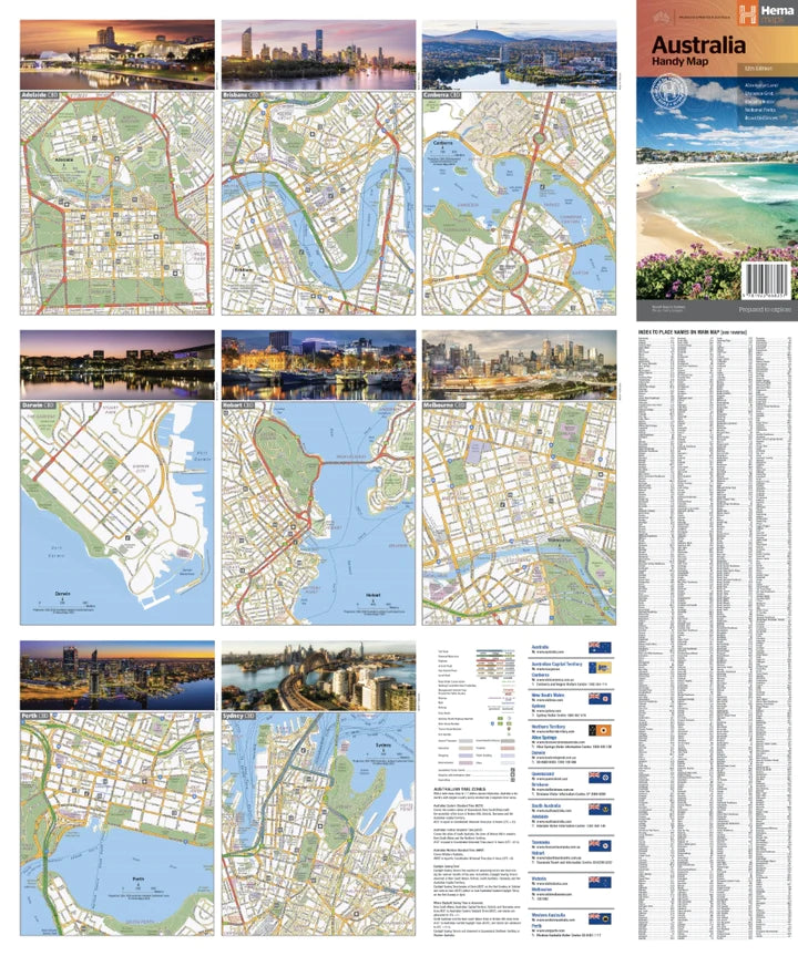 Hema Australia Handy Map | Hema