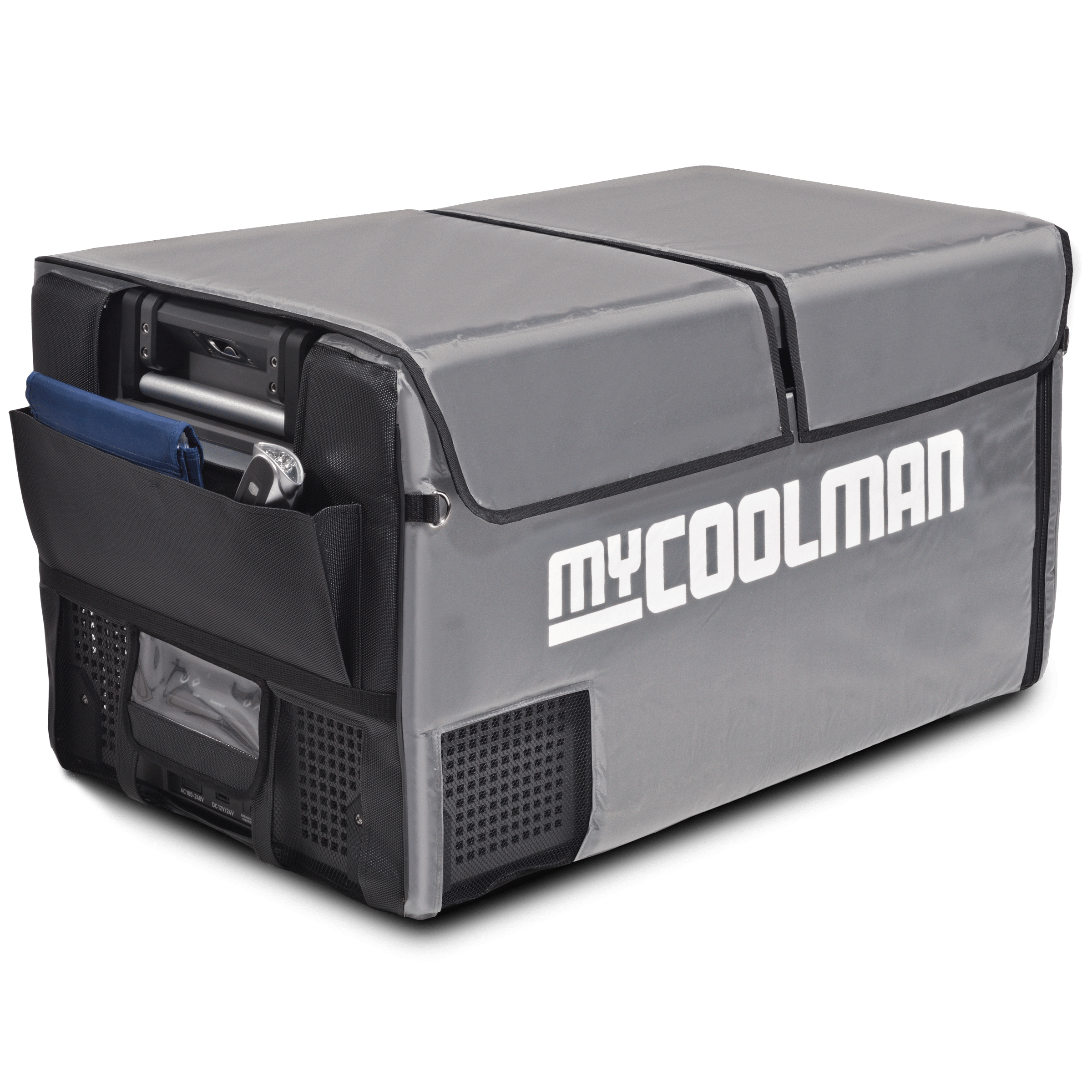 myCOOLMAN 96 Litre Portable Dual Zone AC/DC Fridge Freezer | myCOOLMAN