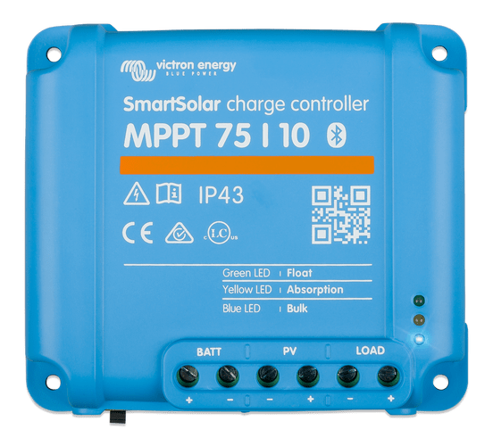 Victron Energy SmartSolar MPPT 75/10 (12/24-10A) Bluetooth Solar Charge Controller | Victron Energy