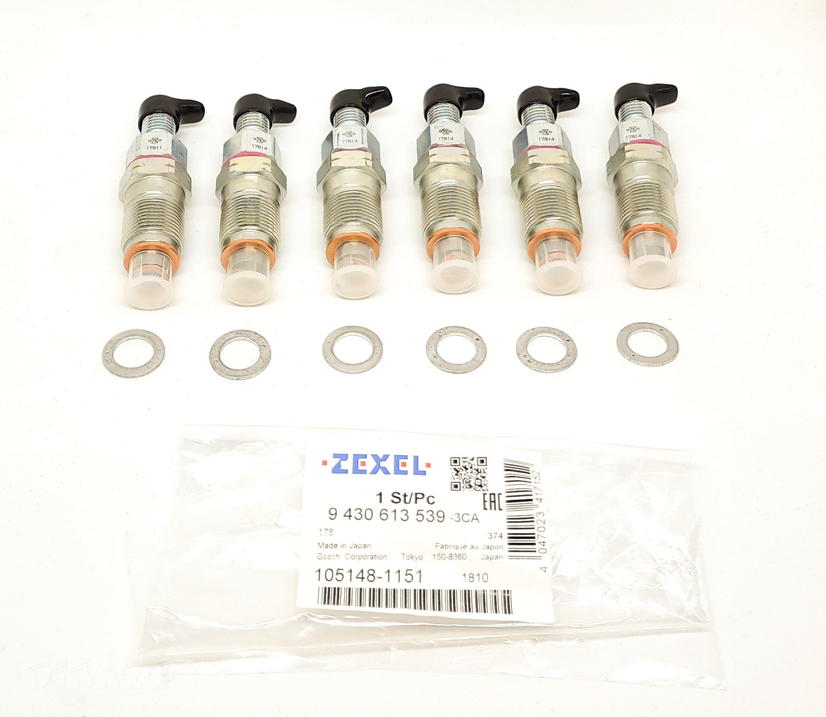 Genuine Zexel Injector Set for Nissan Patrol TD42 TD42T GQ & GU | Zexel
