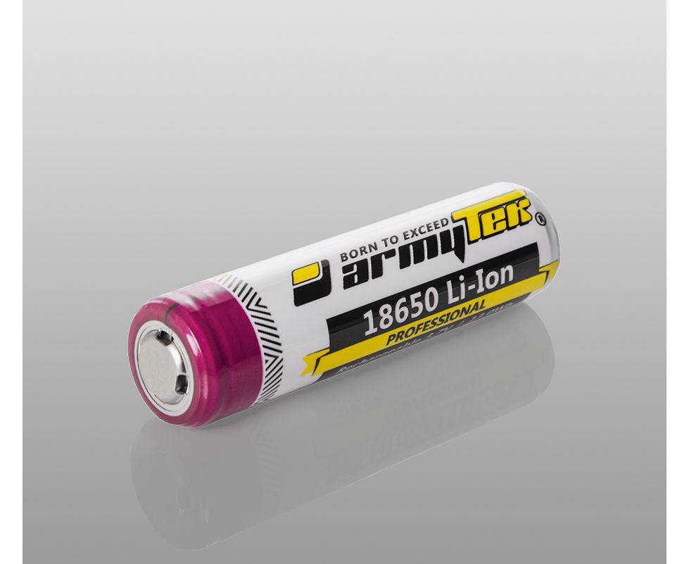 Armytek 18650 3500mAh Li-Ion Rechargeable Protected Battery | Armytek