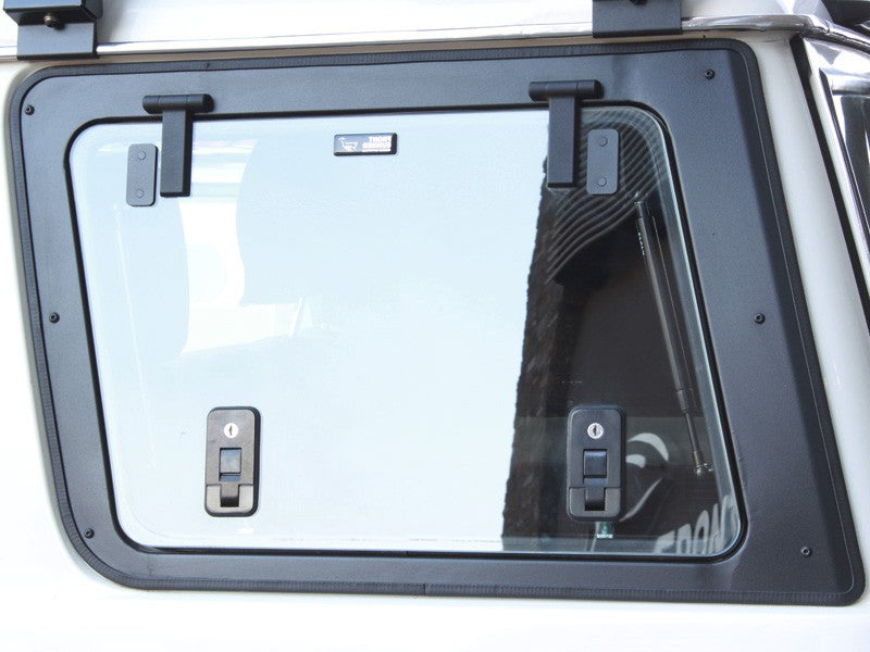 Gullwing Window / Left Hand Side Glass for Toyota Land Cruiser 76 - by Front Runner | Front Runner