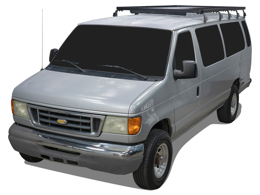 Ford E150/E250/E350 Extended Cab (1992-2014) Slimline II 3/4 Roof Rack Kit - by Front Runner | Front Runner