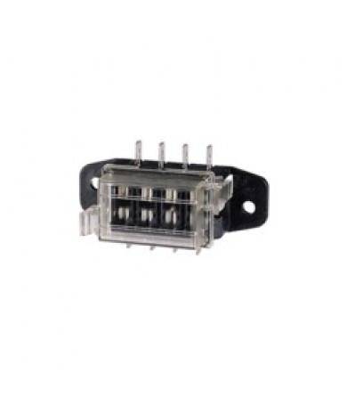 Narva 4-Way Standard ATS Blade Fuse Box with Transparent Cover, Gasket and 8 Terminals | Narva