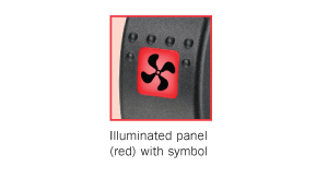 Narva 12/24V On/On L.E.D Illuminated Sealed Rocker Switch (Red) - 63166BL | Narva