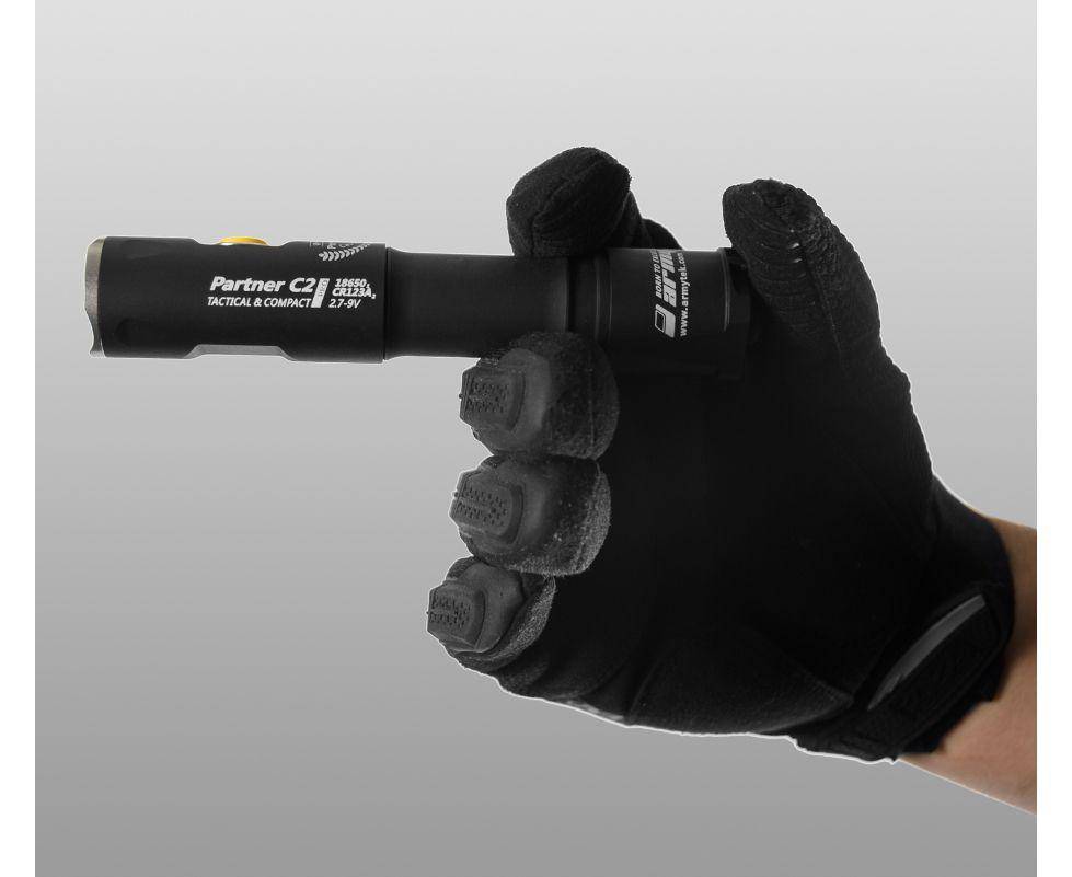 Armytek Partner C2 Pro Tactical Flashlight (Warm Light) 1950lm | Armytek