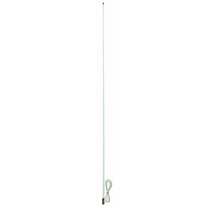 ZCG Marine VHF deck mount antenna - 156-162MHz, UHF male PL259, 50W, 5.1 dBi - 2.4m | ZCG