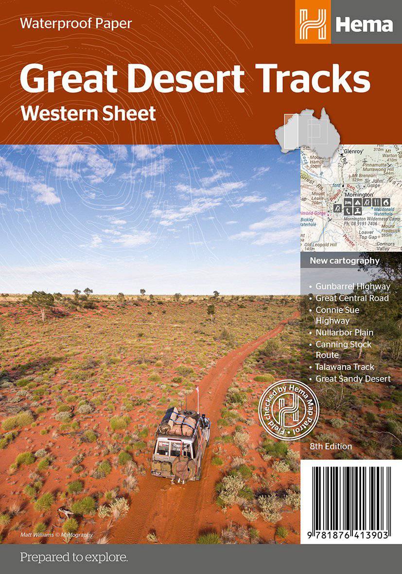Hema Great Desert Tracks Western Sheet | Hema