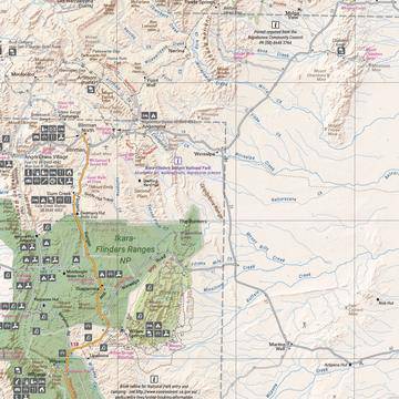 Hema Flinders Ranges Map 6th Edition | Hema