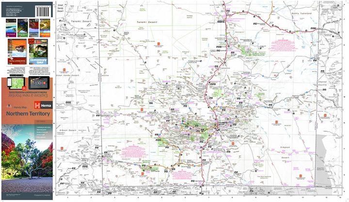 Hema Northern Territory Handy Map | Hema