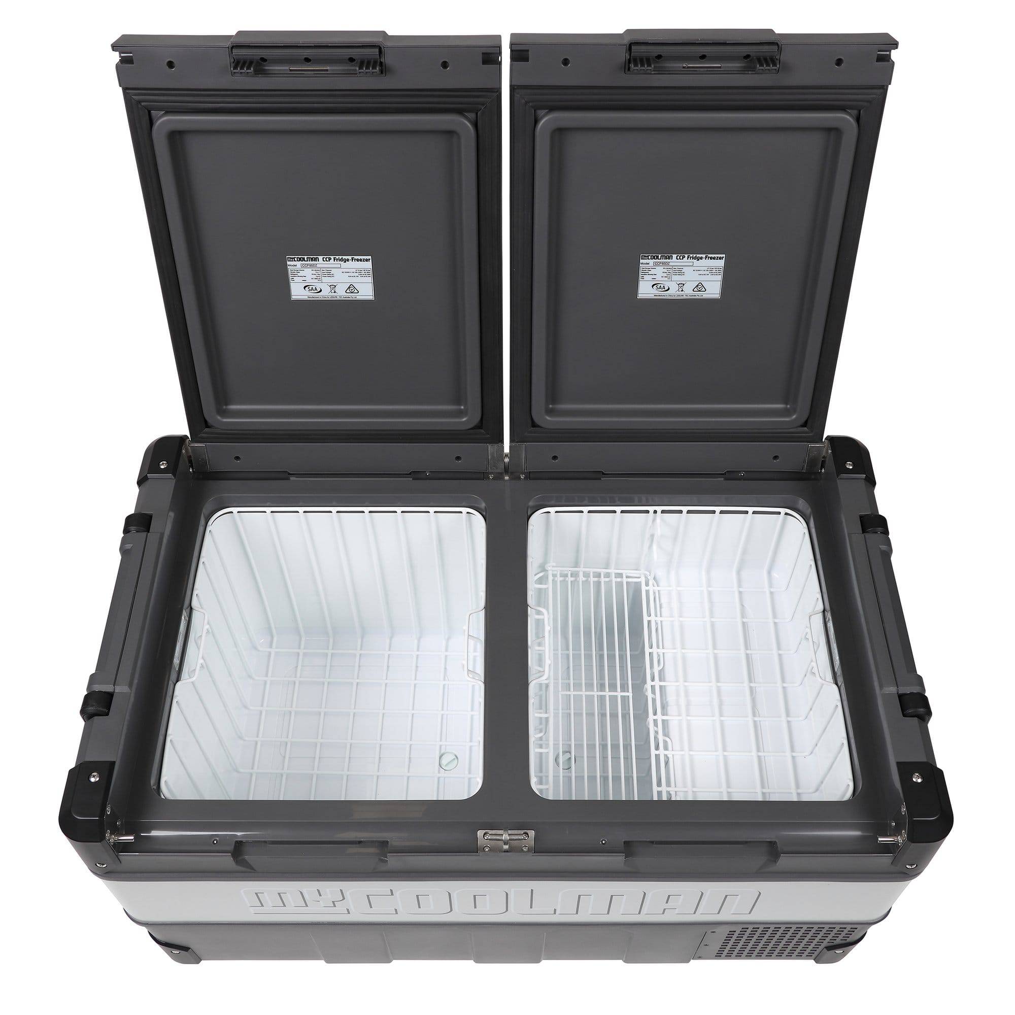 myCOOLMAN 85 Litre Dual Zone Portable AC/DC Fridge Freezer | myCOOLMAN