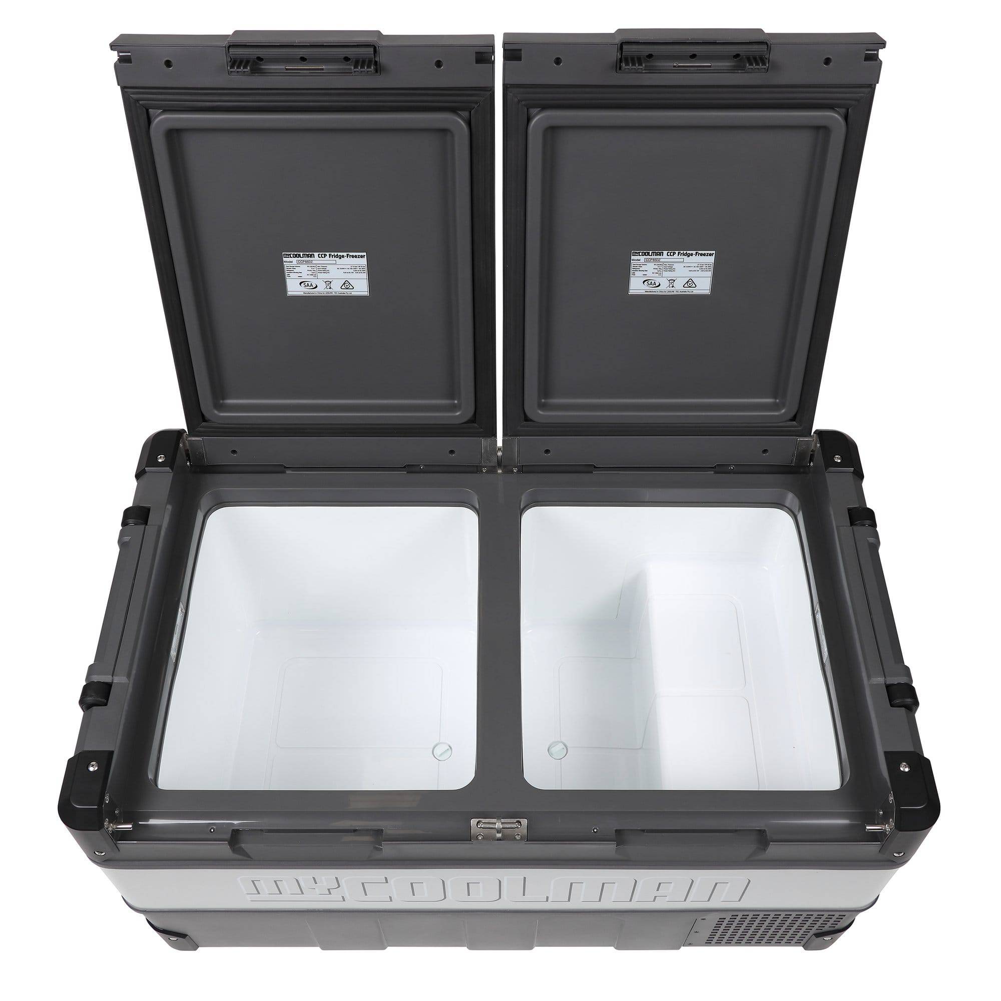 myCOOLMAN 85 Litre Dual Zone Portable AC/DC Fridge Freezer | myCOOLMAN