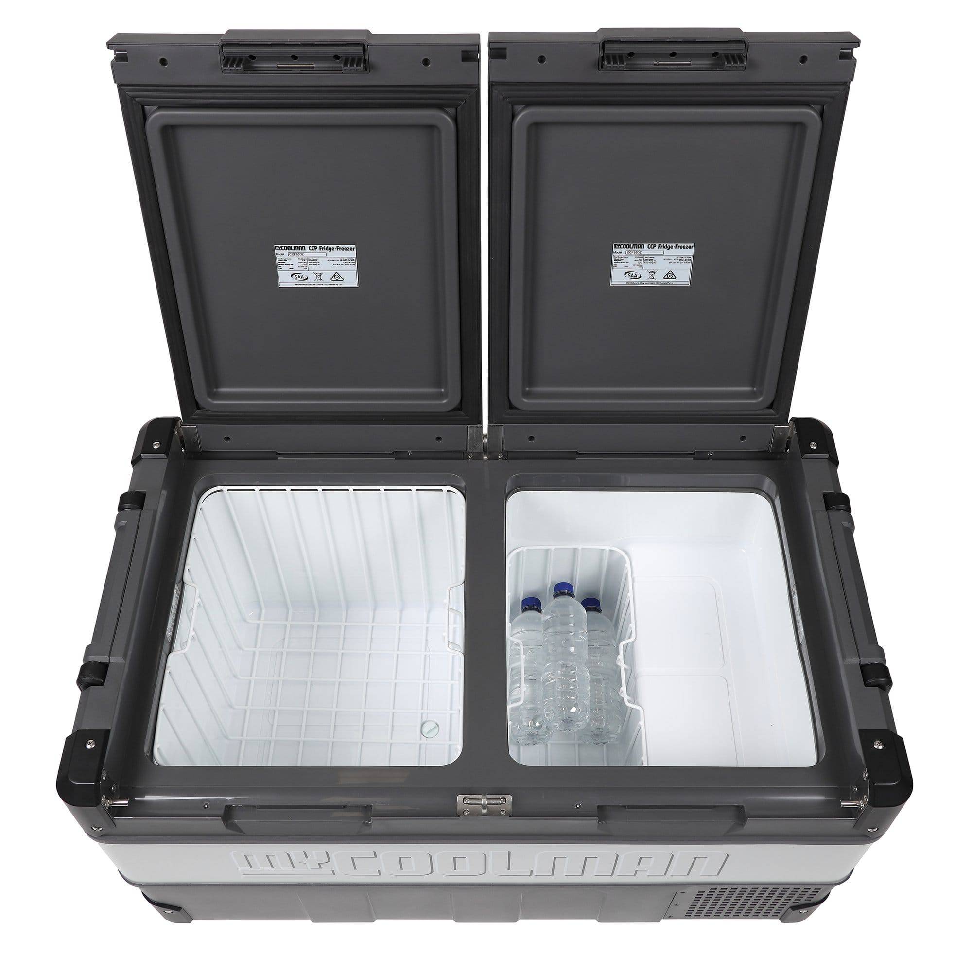 myCOOLMAN 85 Litre Dual Zone Portable AC/DC Fridge Freezer | myCOOLMAN