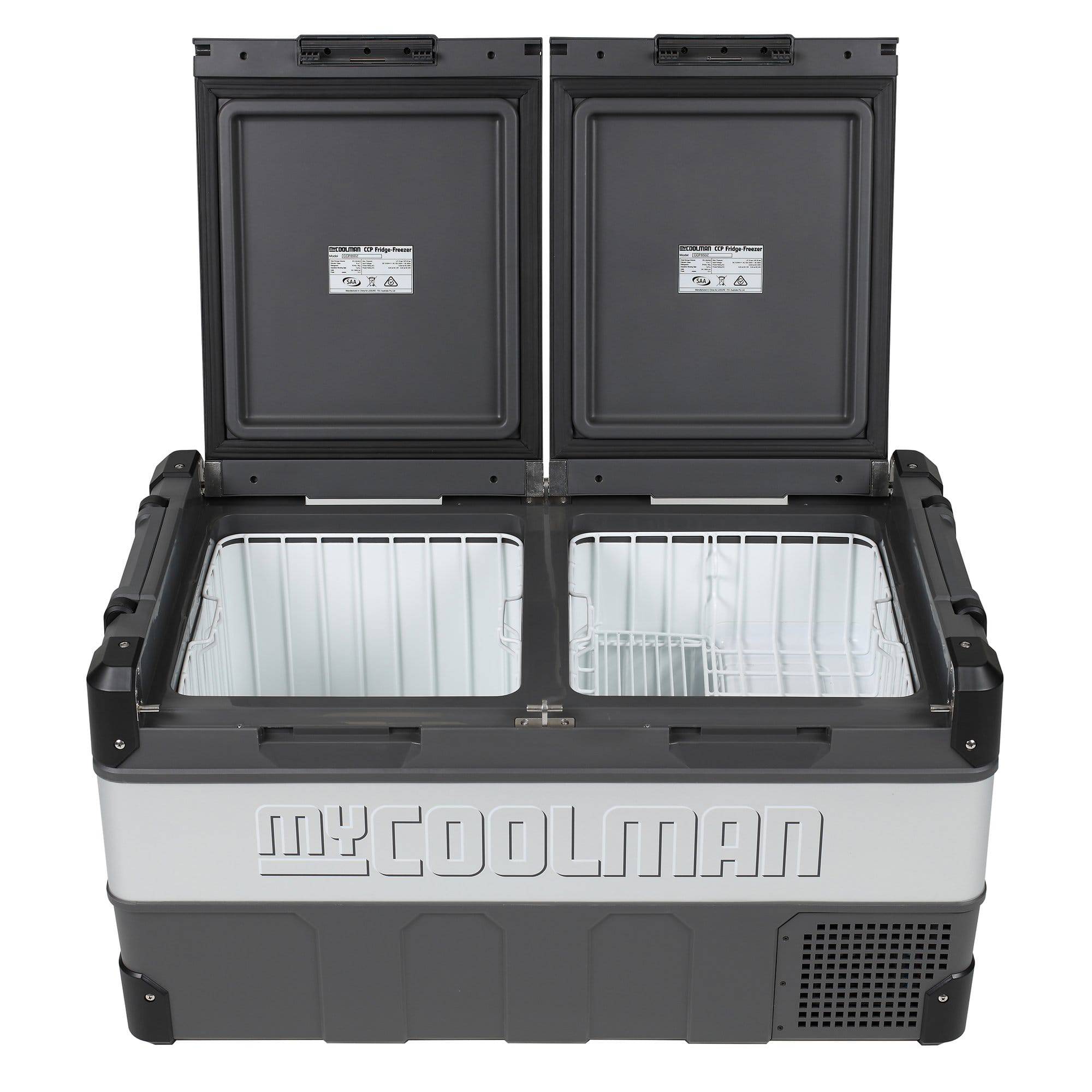 myCOOLMAN 85 Litre Dual Zone Portable AC/DC Fridge Freezer | myCOOLMAN